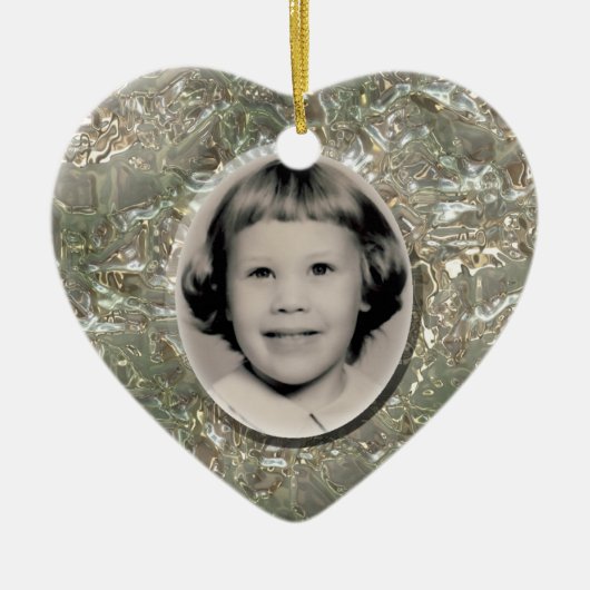 Crystal Heart Memorial Ornament (Voorkant)