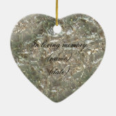 Crystal Heart Memorial Ornament (Achterkant)