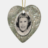 Crystal Heart Memorial Ornament (Links)