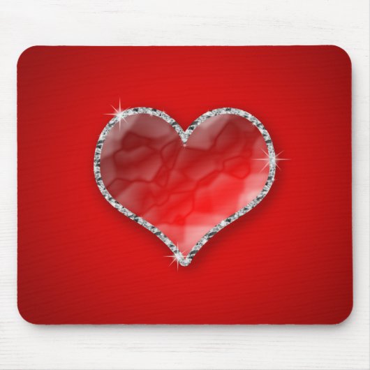 Crystal Heart Muismat (Voorkant)