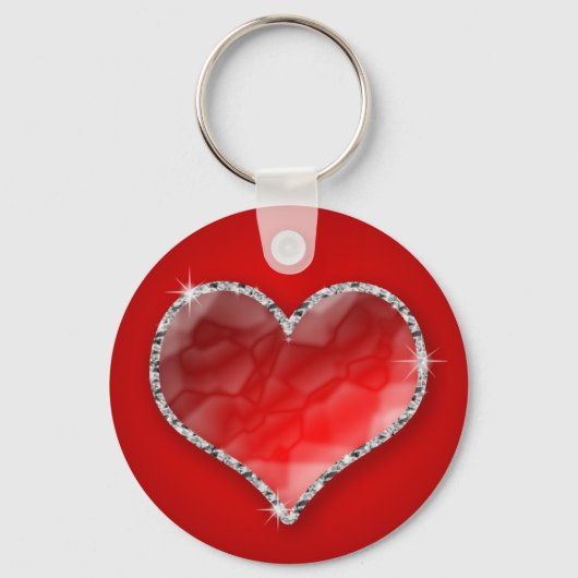 Crystal Heart Sleutelhanger (Voorkant)
