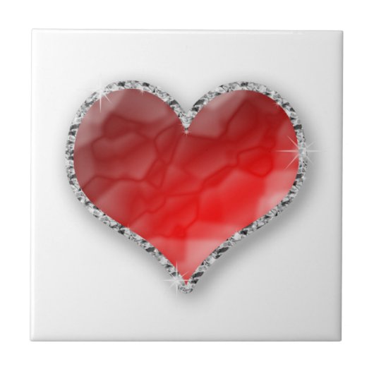 Crystal Heart Tegeltje (Voorkant)