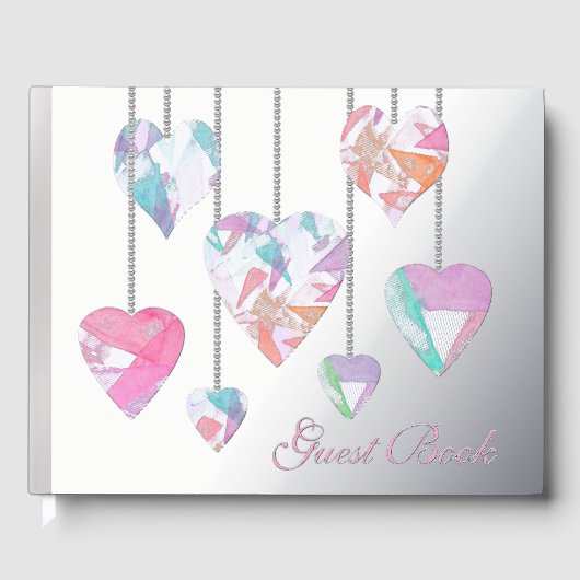 Crystal Hearts Gastenboek (Voorkant)