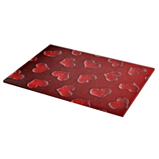 Crystal Hearts-patroon Snijplank (Hoek)