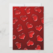 Crystal Hearts Valentijnsdag Kaart (Voorkant)