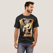 Crystal Horn Rhinoceros: Elegante en gedetailleerd T-shirt (Voorkant volledig)
