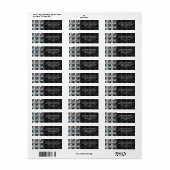 Crystal Ice Block Print Etiket (Full Sheet)