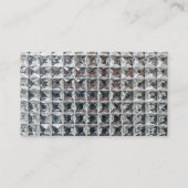 Crystal Ice Block Print Visitekaartje (Achterkant)