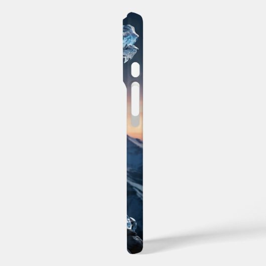 Crystal Ice Dragon Case-Mate iPhone Case (Achterkant / Links)
