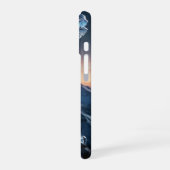 Crystal Ice Dragon iPhone 16 Hoesje (Linkerkant)