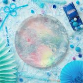 Crystal Ice-kleuren Papieren Bordje (Feest)