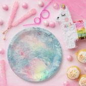 Crystal Ice-kleuren Papieren Bordje (Feest)