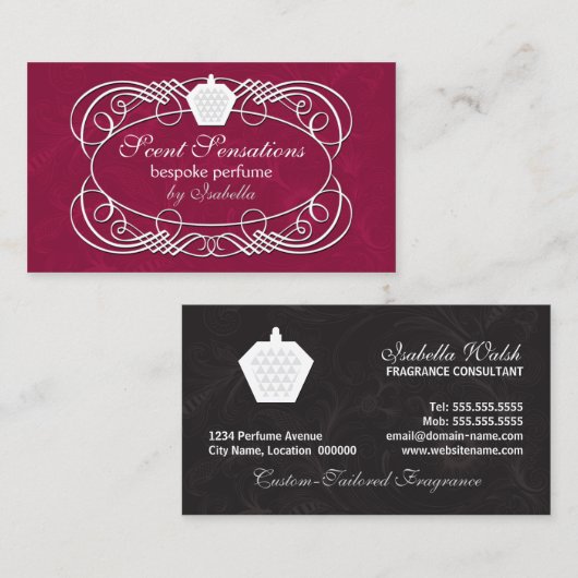 Crystal Jar Visitekaartje (Voorkant / Achterkant)