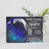 Crystal Jewel Boogschutter Topaz December Verjaard Kaart (Staand voorkant)