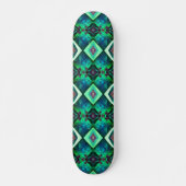 Crystal Jewel Green Emerald Edelsteen May Birthday Persoonlijk Skateboard (Voorkant)