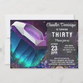 Crystal Jewel Tone Alexandrite Gem Juni Verjaardag Kaart (Voorkant)