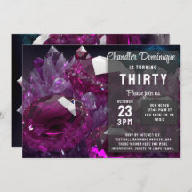 Crystal Jewel Tone Cancer Ruby Red Juli Verjaardag