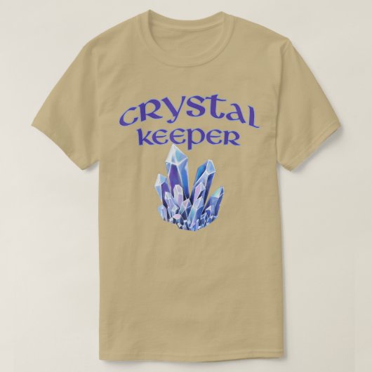 Crystal Keeper Gemstone Gems Crystals Collector Ch T-shirt (Design voorkant)