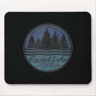 Crystal Lake Kampeeradviseur Avontuur Vintage Retr Muismat