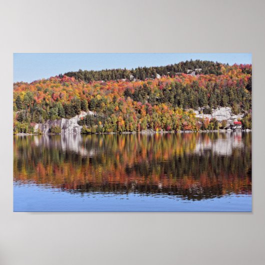 Crystal Lake Reflections, Vermont Poster (Voorkant)
