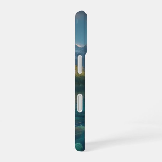Crystal Lake Serenity iPhone 16 Hoesje (Rechterkant)
