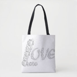 Crystal Love Canvas tas