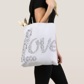 Crystal Love Canvas tas (Dichtbij)
