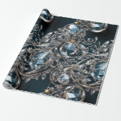 Crystal Luxury Ornamenten inpakpapier (Uitgerold)