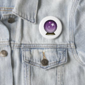Crystal Magic Ball - Emoji Ronde Button 5,7 Cm (In situ)