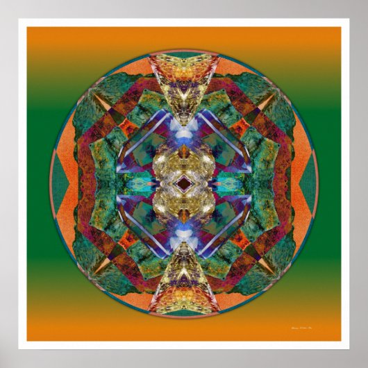 Crystal Mandala 5 Poster (Voorkant)