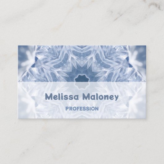 Crystal Mandala | QR-code Visitekaartje (Voorkant)