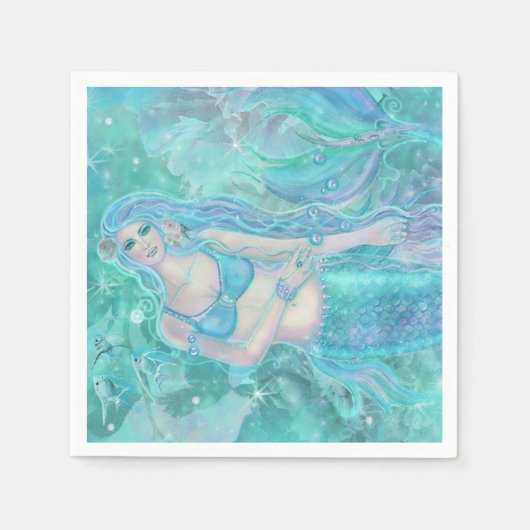 Crystal Mermaid dromen van Renee Lavoie Servet (Voorkant)