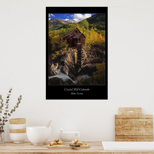 Crystal Mill Colirado Poster (Keuken)