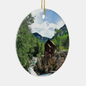 Crystal Mill Colorado Keramisch Ornament (Rechts)