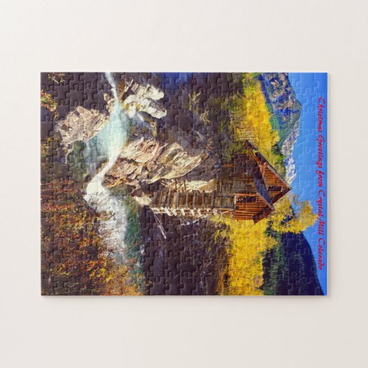 Crystal Mill Colorado.kerstcadeautjes Legpuzzel (Horizontaal)
