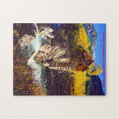Crystal Mill Colorado.Kerstgroeten Legpuzzel (Horizontaal)