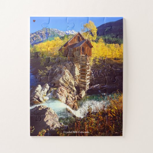 Crystal Mill Colorado. Legpuzzel (Verticaal)