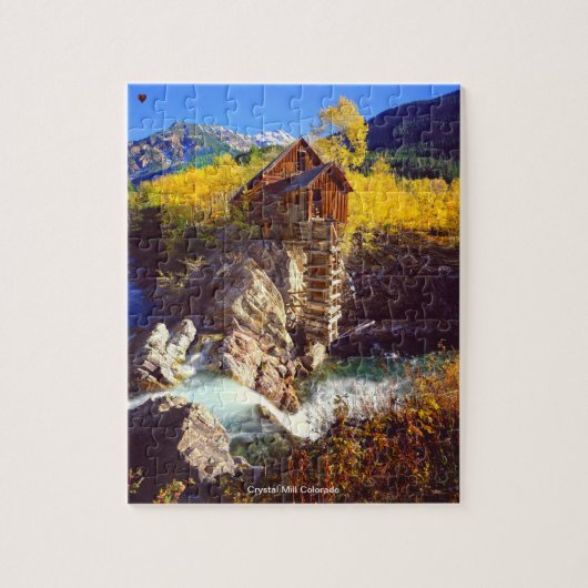 Crystal Mill Colorado. Legpuzzel (Verticaal)