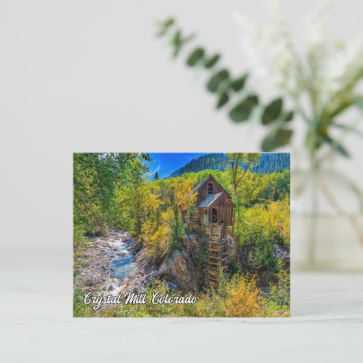 Crystal Mill, Crystal, Colorado Briefkaart (Staand voorkant)