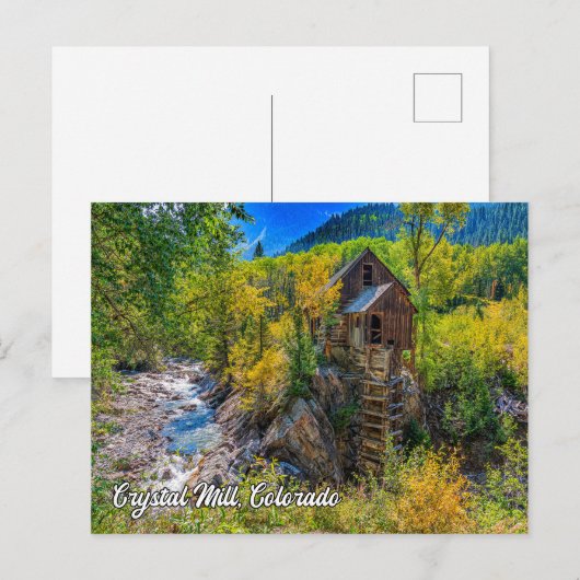 Crystal Mill, Crystal, Colorado Briefkaart (Voorkant / Achterkant)