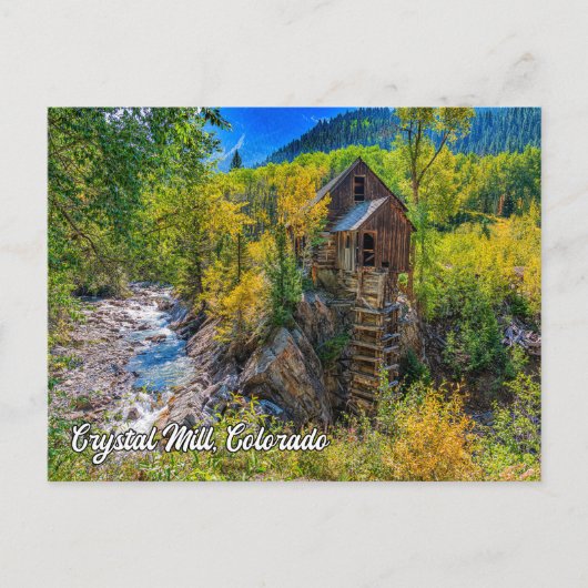 Crystal Mill, Crystal, Colorado Briefkaart (Voorkant)