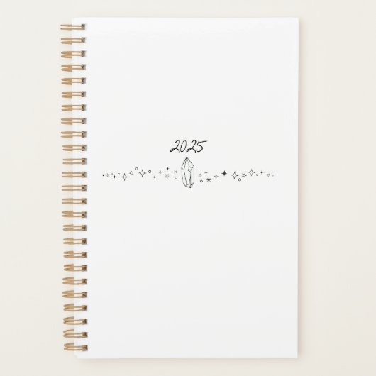 Crystal Minimalist Planner 2025 (Voorkant)