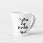 Crystal-Mok Latte Mok (Rechterhoek)