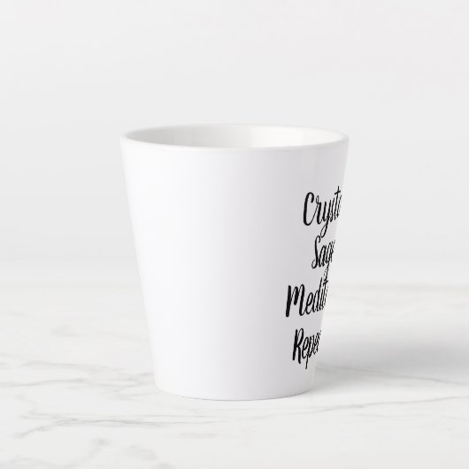 Crystal-Mok Latte Mok (Voorkant)