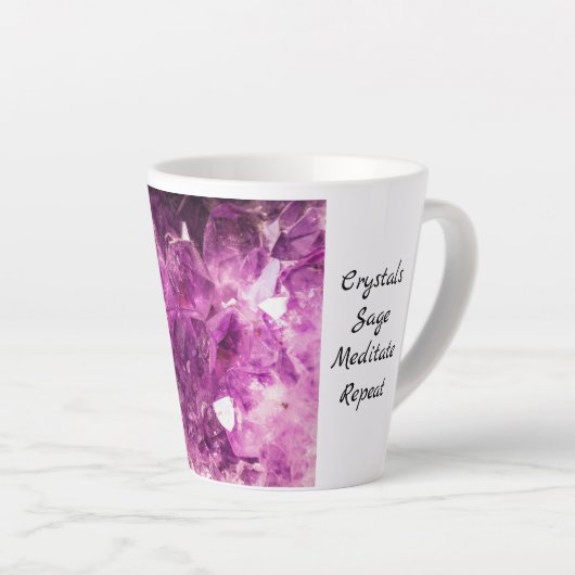 Crystal-Mok Latte Mok (Rechterhoek)