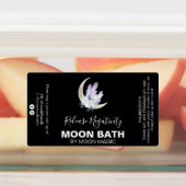Crystal Moon Bath Soak Spell Labels (Aangebracht)