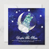 *~* CRYSTAL MOON STARS Website AR14 RSVP Wedding Kaart (Voorkant)