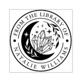 Crystal Moon uit de bibliotheek van Rubber Stamp Rubberstempel (Afrduk)