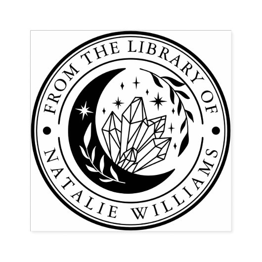 Crystal Moon uit de bibliotheek van Rubberstempel (Afrduk)