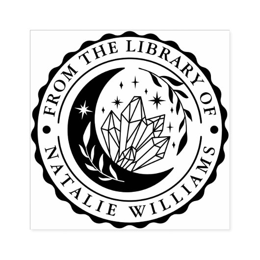 Crystal Moon uit de bibliotheek van Rubberstempel (Afrduk)